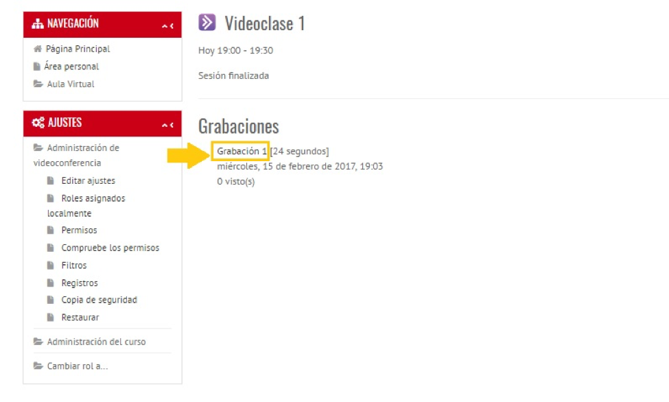 aula videoclase