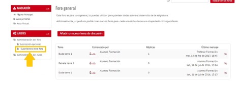 aula foro suscripcion