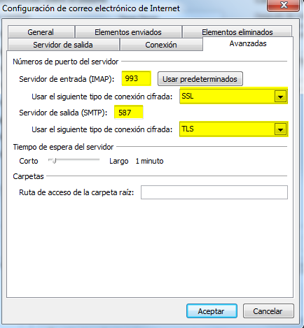 ayuda imap conf3