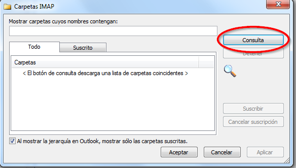 ayuda imap conf5