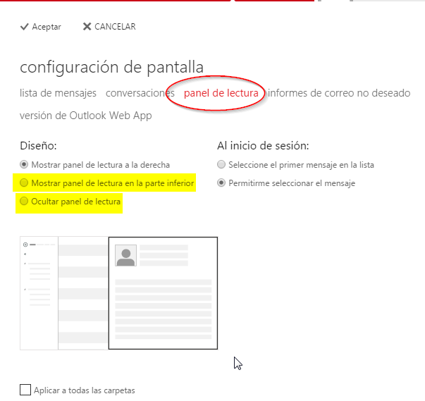 conf pantalla