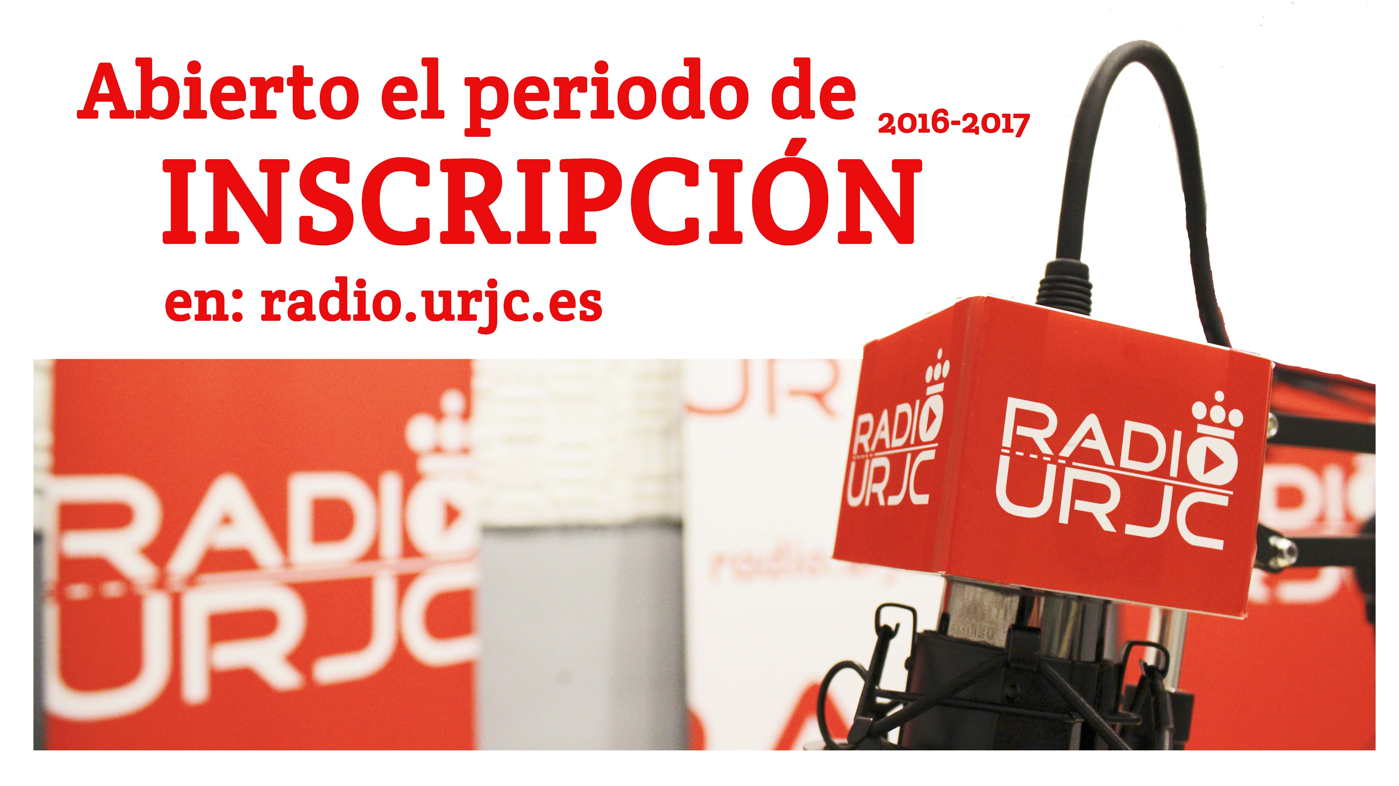 cartel abierto periodo de inscripcion