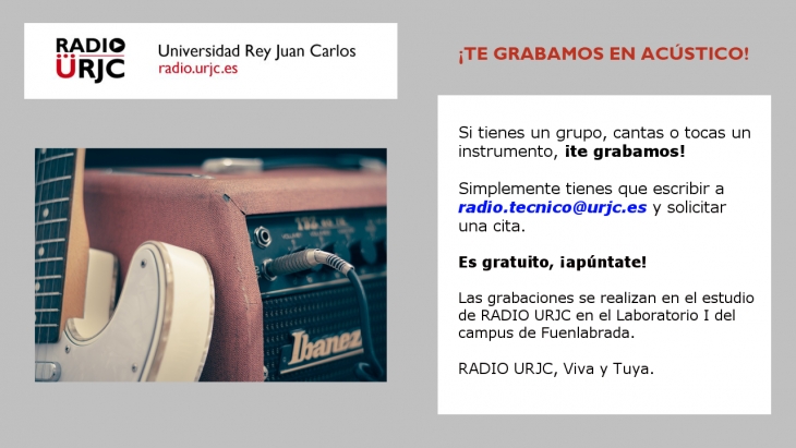 TE GRABAMOS EN ACÚSTICO