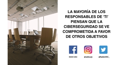 LA MAYORÍA DE LOS RESPONSABLES DE TI PIENSA QUE LA CIBERSEGURIDAD SE VE COMPROMETIDA EN FAVOR DE OTROS OBJETIVOS
