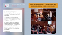 NUEVO ÉXITO DE LA SESIÓN FORMATIVA DE RADIO URJC "CREDIBILIDAD DE LA VOZ EN COMUNICACIÓN"