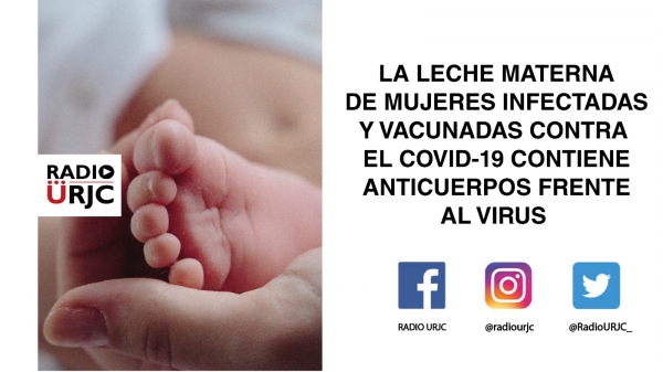 LA LECHE MATERNA DE MUJERES INFECTADAS Y VACUNADAS CONTRA EL COVID-19 CONTIENE ANTICUERPOS FRENTE AL VIRUS