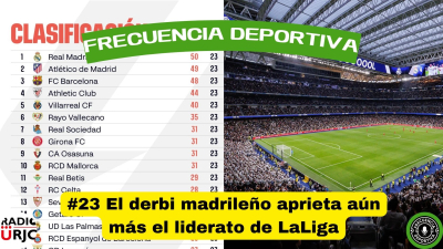RADIO URJC presenta un nuevo programa de Frecuencia Deportiva: El derbi madrileño aprieta aún más el liderato de LaLiga